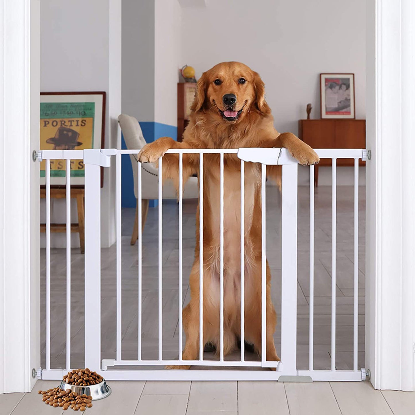 Children guardrail indoor stairway baby gate fence fence pet isolation fence no drilling